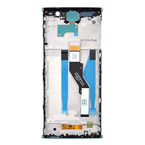 Image of H4413 Display Touch Digitizer LCD Screen Frame Included Replacement for Sony Xperia XA2 Plus H4493 H3413 Blue