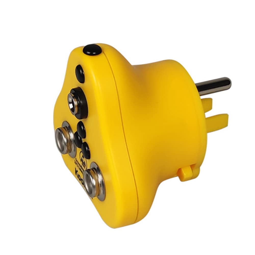 KooMall 1Meg Ohm Safe Grounding Plug for ESD Bracelets, Anti Static Mat and Sensitive Device ESD Control, Earth Outlet Socket Plug Adapter for Wrist