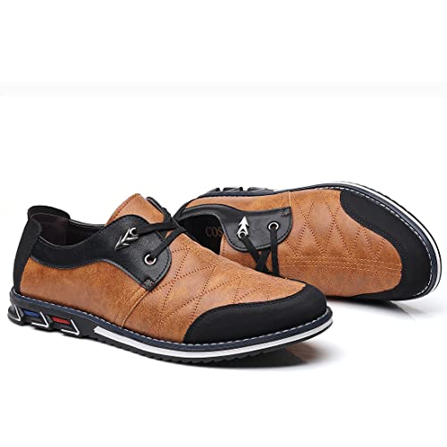 Image of COSIDRAM Mens Casual Shoes Fashion Sneakers Dress Shoes for Men Walking Shoes Business Office Comfort Loafers