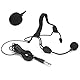 Acouto Drahtloses, 6,35 Mm Kabelloses Lavalier Klinken-Ohrbügelmikrofon Dynamisches Mikrofon für WH20TQG Musikinstrumente Gitarre