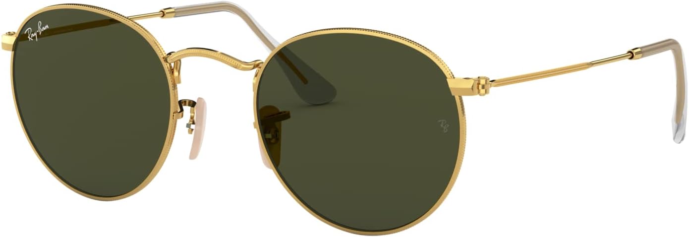Óculos de Sol Ray-Ban Round Metal 0RB3447L 001 Tam 50