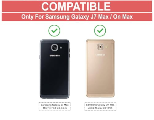 Image of Hybrid Carbon Fiber Back Case for Samsung Galaxy J7 Max (Black)