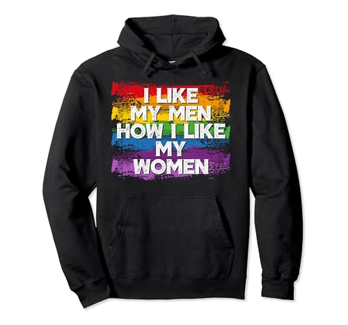 Regalo de orgullo bisexual LGBT arco iris bisexual Sudadera con Capucha