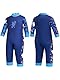 Summshall Baby UV Neoprenanzug | UPF 50+ Sonnenschutz Badeanzug für 0-24 Monate | Schutzanzug Warmhalte Schwimmanzug für Pool, Strand & Wassersport | Chlorbeständig & Schnelltrocknend