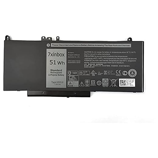 7XINbox 7,4 V 51Wh G5M10 reservdel laptopbatteri för Dell Latitude E5450 E5470 E5550 E5570 Notebook 0WYJC2 8V5GX PF59Y 6MT4T HK6DV