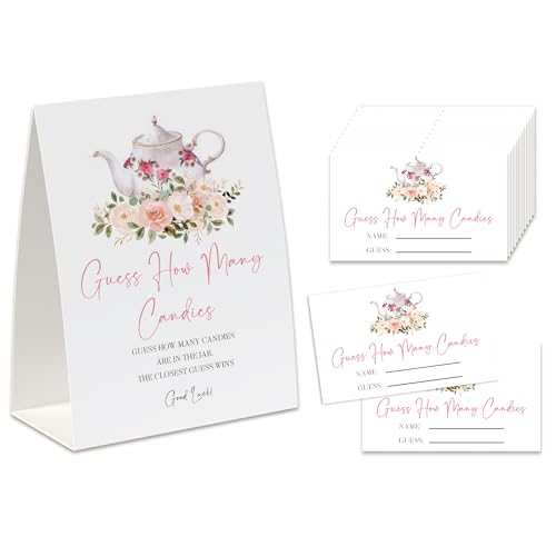 How Many Candies Game (1 Standing Sign + 50 Guessing