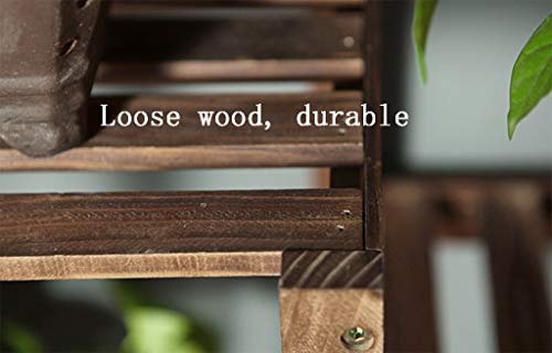 Lyx Solid Wood Flower Stand Flooring Multi-Layer Shelf Green Luo Hang Lan Living Room Balcony Indoor Flower Pot Holder Household Living Room Study Room Balcony Flower Shop Moisture-Proof And Moisture #TOP2