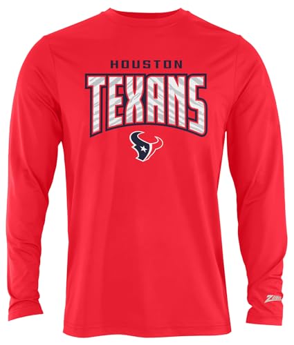 Zubaz NFL Men's Long Sleeve Team Graphic T-Shirt, Official Fan Apparel (Small - 5XL)