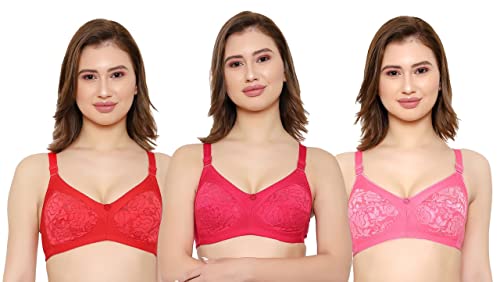 Image of Women Net Non-Padded Wire Free Regular Bra
