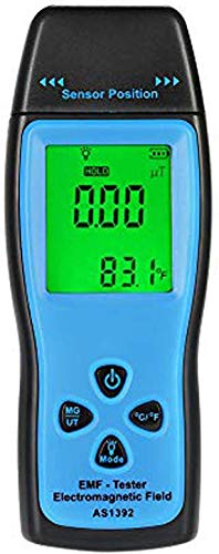 Medidor EMF digital portátil con pantalla LCD miniatura 1