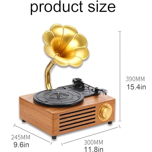 Tourne-Disque Vinyle, avec Tourne-Disque Vintage Bluetooth en Forme De Corne,La Vitesse Réglable À Trois Vitesses Prend en Charge 33% 8 Vitesses Différentes - Les Beatles, Paul McCartney, John Lennon, RIngo Starr, George Harrison Tourne-Disque Vinyle, avec Tourne-Disque Vintage Bluetooth en Forme De Corne,La Vitesse Réglable À Trois Vitesses Prend en Charge 33% 8 Vitesses Différentes – Image 7