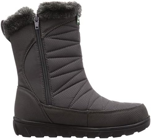 Kamik womens Hannah Zip Snow Boot, Black, 7 Wide US | Image 5