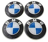  4 Rad mitte kappen aufkleber 70 mm BmwEmbleme gewölbt logo nabendeckel felgendeckel