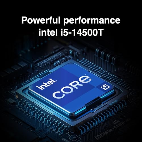 Image of HP Pro Mini 400 G9 Business Mini Desktop (14th Gen 14-core Intel i5-14500T (Beats i7-12700T), 64GB DDR4, 1TB PCIe SSD, WiFi 6E+BT 5.3, RJ-45, 2 Display Port + HDMI, Win11Pro) w /USB Mouse & Keyboard