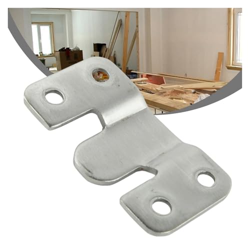 Image of 10PCS Stainless Steel Set Photo Frame Hook Hanging Picture Hardware Pendant Interlocking Z-Clamps Furniture Hardware(19 * 44mm)