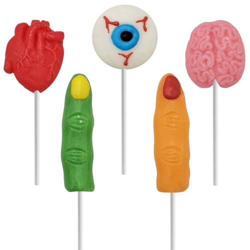 Fruidles 12-Pack Missing Body Parts Lollipops, individually Wrapped Fun and