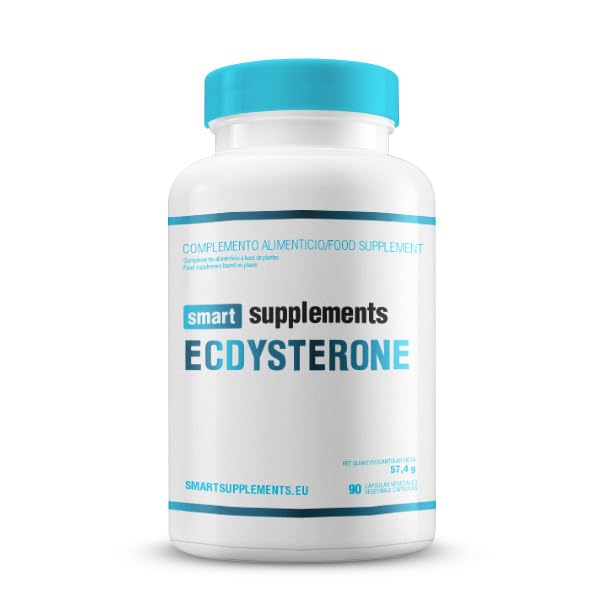 SMART SUPPLEMENTS - Ecdysterone - 90 Cápsulas Vegetales - con Bioperine y Pimienta Negra - Aporta Energía - Mejora Resistencia Física - Ayuda a la Recuperación Muscular - Fortalece Sistema Inmune
