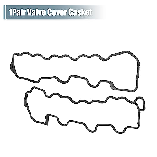 Image of X AUTOHAUX 1 Pair Valve Cover Gasket NO.1120160221 /1120160321 for Mercedes-Benz C240 2001-2005 for Mercedes-Benz C280 1998-2000