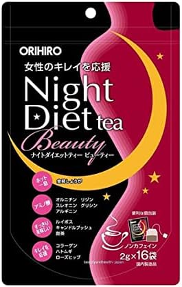 Forever. Japan ORIHIRO Slimming Night Diet Tea Beauty with Collagen & Rosehip