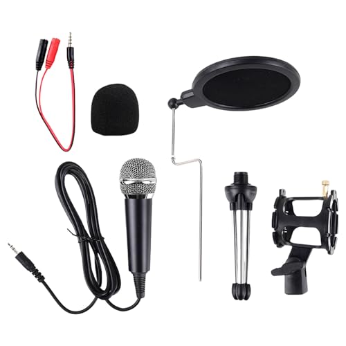 Ensemble de microphone à condensateur d'ordinateur haute fidélité pour la maison et le streaming en utilisant 30 Hz - 15 kHz