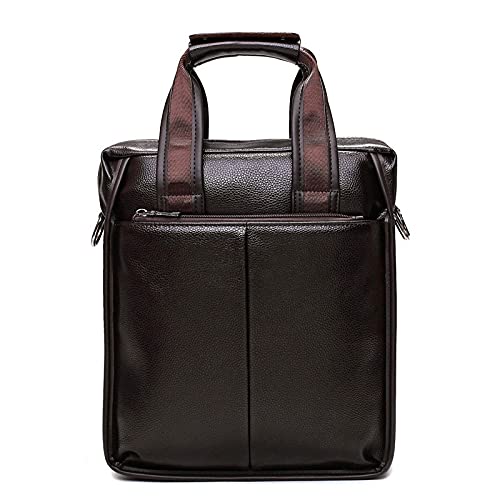 Messenger Bags Men's Business Leisure Handbag Retro One Shoulder Messenger Bag Waterproof And Scratch Proof Messenger Bag(Black)4