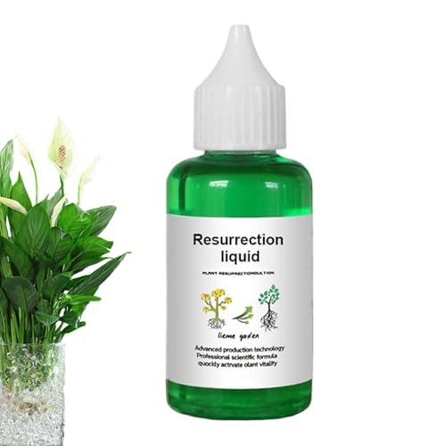 Abono Líquido para Plantas de Interior | 50 ml Líquido Orgánico Multiusos de Crecimiento - Fertilizante para Plántulas - para Jardín Exterior, Flores, Árboles, Orquídeas, Cactus, Bonsáis,