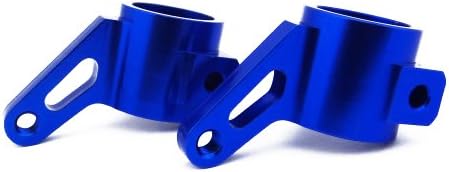 Atomik RC Atomik Alloy Front Steering Knuckle 1:10 Traxxas Slash 2WD Plus Other Models, Blue - 2