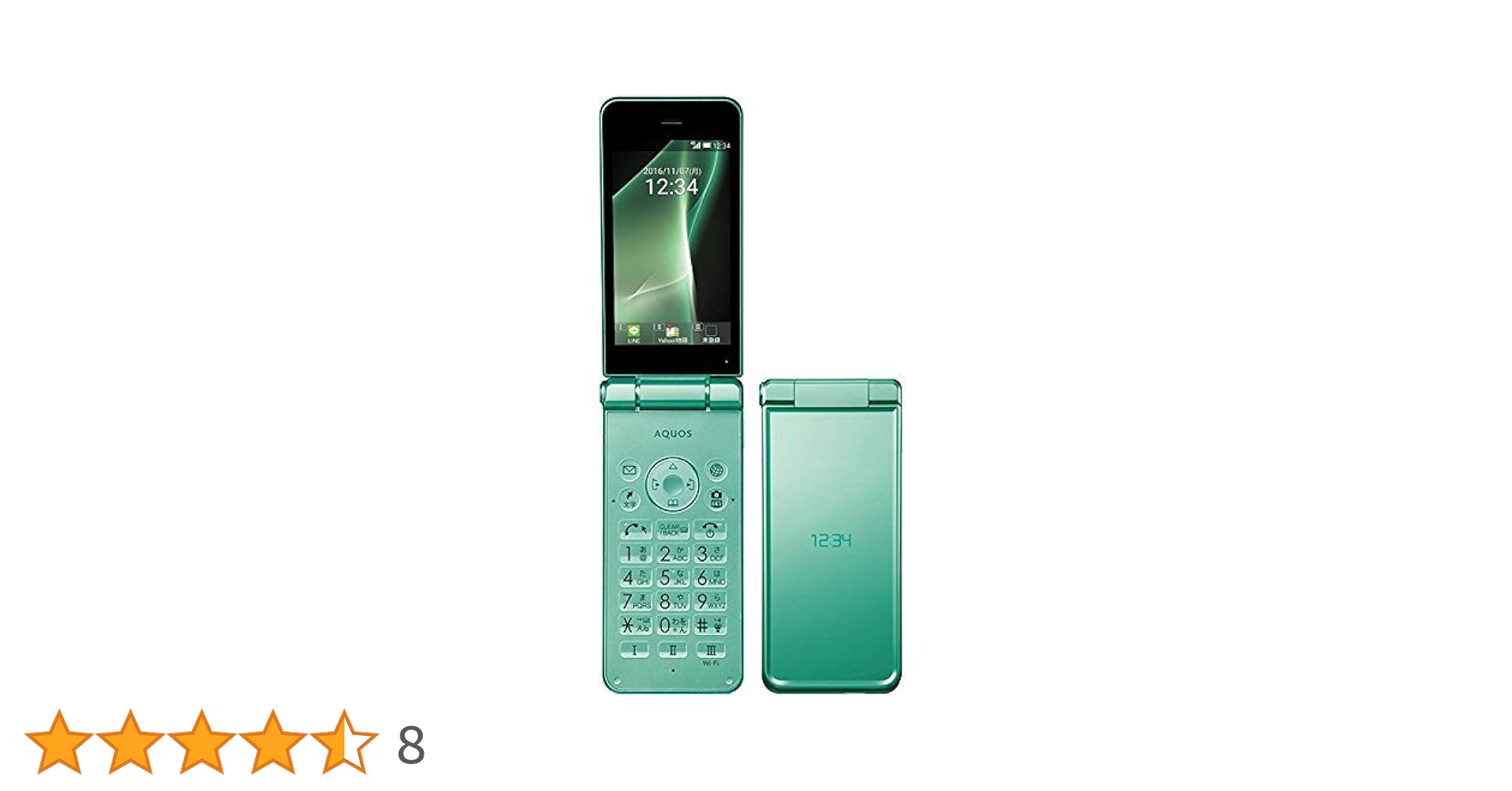 【動作確認済み】601SH AQUOS ケータイ2 ライトグリ-ン [白ロム] Amazon | Softbank 601SH AQUOS ケータイ2 ライトグリ-ン Green
