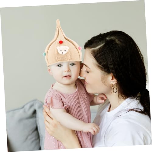 NOLITOY Adorable Woolen Pointy Hat Cozy Cartoon Design for Autumn Keeps Warm Cold Weather Great Present2