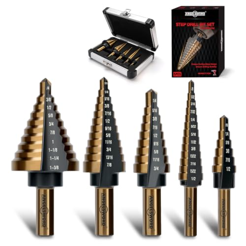 ANGELSWORD HSS Step Drill Bit Set