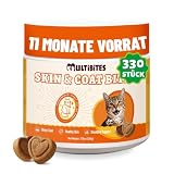 MUITIBITES 7.76 oz Skin & Coat Supplement for Cats, with Omega 3 & Omega 6