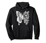 Flower Butterfly With Funny Unisex Design Tee