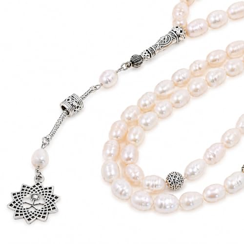 Image of Mandala Crafts Tasbih Muslim Prayer Beads 99 for Men & Women - Islamic Rosary Misbaha Tasbeeh Sibha - Zikr Dhikr Subha Beads for Ramadan Eid Gift