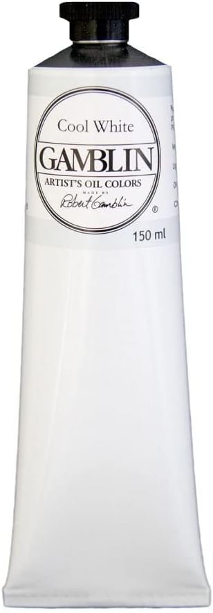 Gamblin Artist Oil, 150ml Tube, Cool White (2800)