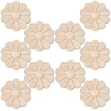 Utilisation polyvalente:L’applique en bois sculpté peut être collée sur un mur., des portes, meubles, armoires, placards, fenêtres comme décoration, mais peut également être utilisé pour un cadeau de bricolage