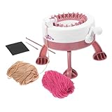 TIDTALEO DIY Strickmaschine Pinguin form Kunststoff Webrahmen Manuelle Webmaschine für Kreative Handarbeit Fördert Koordination und Denken Tragbar