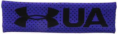 Under Armour Girls' Favorite Fleece Headband, Constellation Purple (530)/White, One Size Fits All