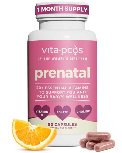 VITA-PCOS Prenatal Vitamins for Women – Multivitamins with Folic Acid