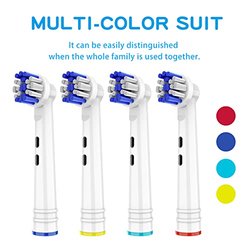 Thisong Ultra Flexisoft Electric Toothbrush Replacement Heads Compatible With Oral B Electric Toothbrush Extra Soft Bristles Brush Heads Precision Cleaning 12 Pack #TOP1