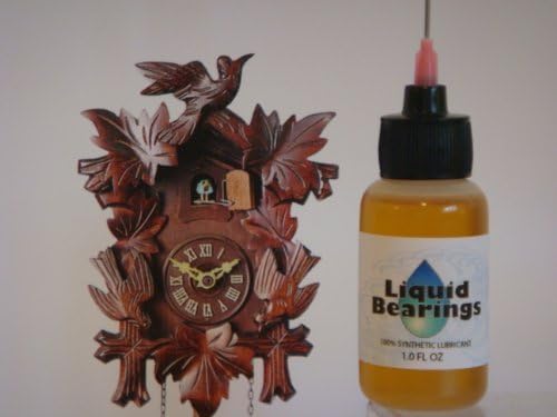 IQGVB Liquid Bearings with Extra-Long 3 “ Needle tip, The Superior 100%-Synthetic Oil for Cuckoo Clocks or Any Clocks, frees Sticky or Rusty mechanisms, Never Becomes Gummy! C
