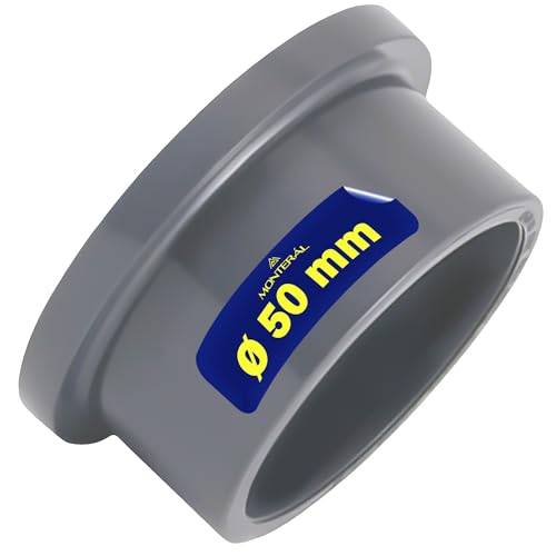 Rohrverbinder Flansch PVC U Ø 50 mm Installiert mit Klebstoff - Garantie 10 Jahre - MONTERAL
