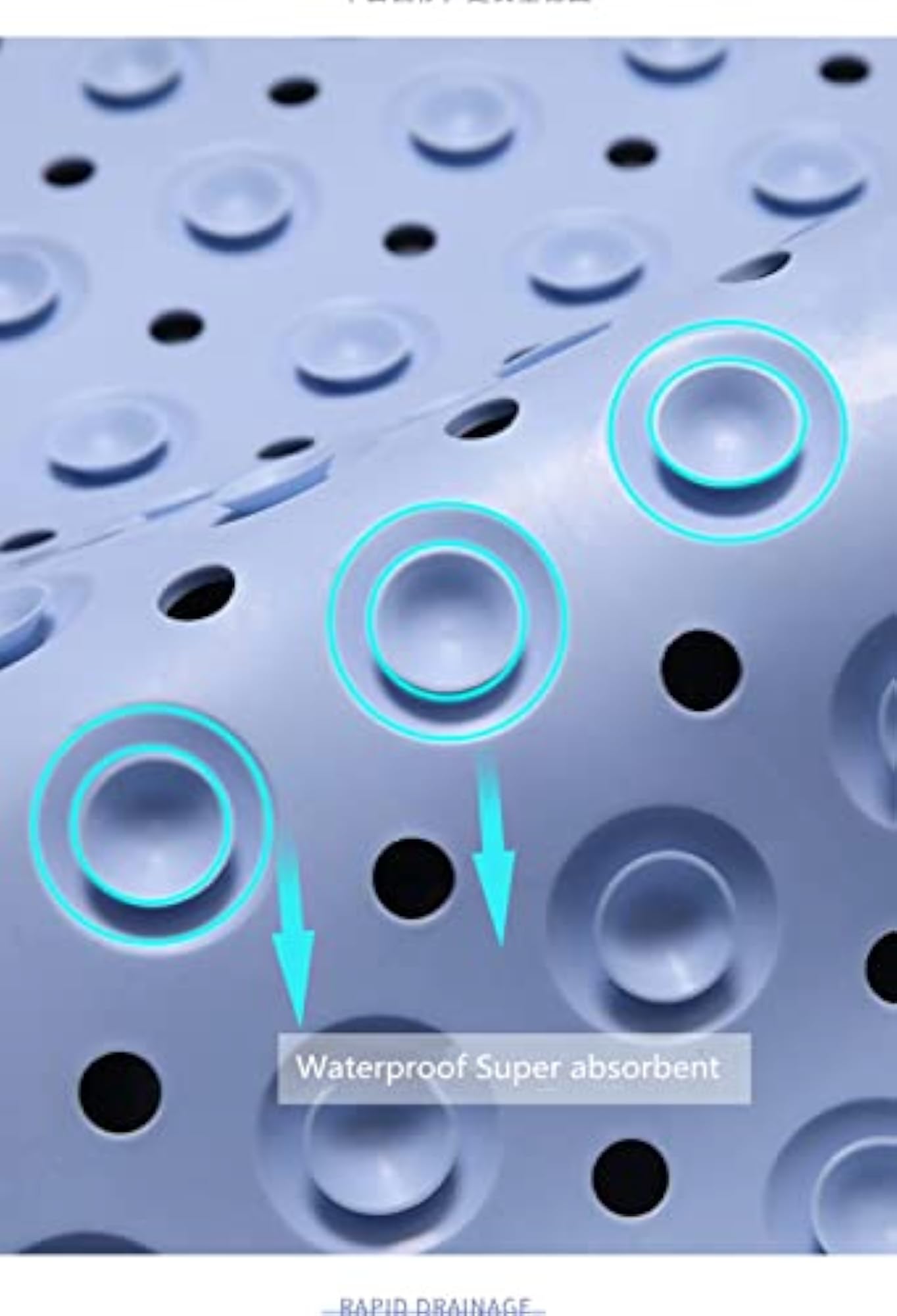 Anti-Slip PVC Bathroom Shower Bath Mat