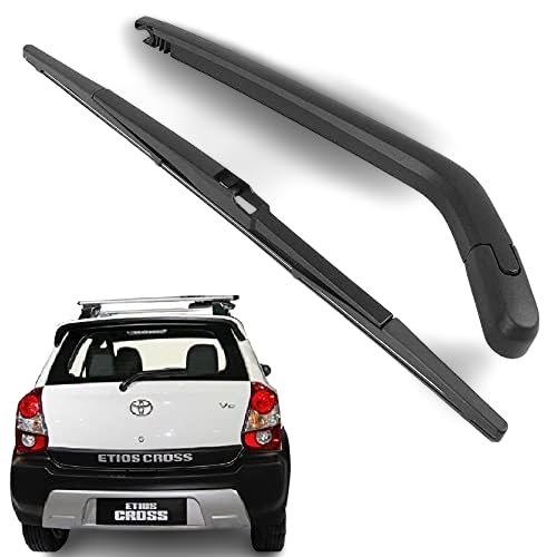 High Performance Rear Wiper Blade and Arm Compatible for Toyota Etios Cross All Models (Set of 2)
