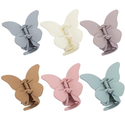 Pinces à cheveux papillon pour femme lot de 6 pour vos coiffures de bureau
