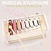 Joyreal Montessori Toys for 1 Year Old Girl Gift - Pink Wooden Hammering Pounding Toy with Xylophone & Fishing Game - Toddler Learning Activities for Kids 1+ 2 3 Year Old Christmas Birthday Gifts