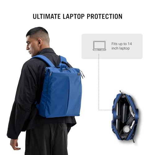 Image of DailyObjects Water Resistant Pivot Workpack Bag (19L) for Men & Women|Fits 13 /14 /15.6 inch Laptop /Macbook Pro /Air