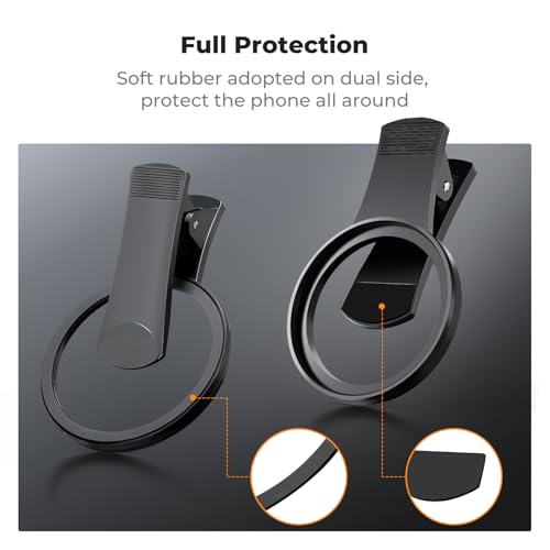 Image of K&F Concept 67mm Thread Clip for Smart Phone, Large Caliber Phone Filter Adapter, Compatible for iPhone 16 15 Pro Max 14 13 12 11 Samsung Galaxy S22 S23 Ultra Galaxy S22 S24 Ultra(Filter Not Included) | Compatible for iPhone 16 15 Pro Max 14 13 12 11 Samsung Galaxy S22 S23 Ultra Galaxy S22 S24 Ultra(Filter Not Included), FP101