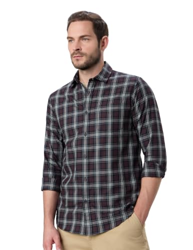 Image of Symbol Premium Men's Checkered Casual Shirt - Regular Fit | Full Sleeve | Pure Cotton (Available in Plus Sizes)