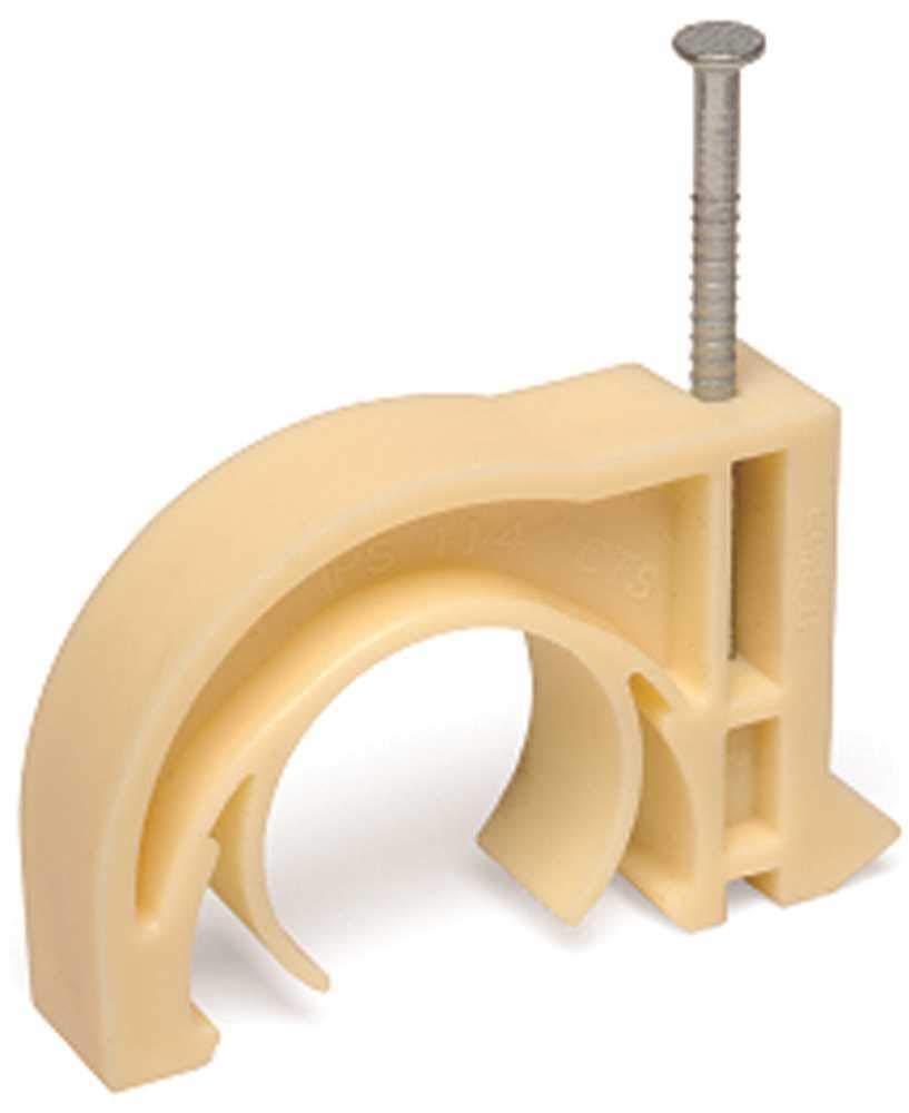 IPS CORPORATION 82864 Combination Half Clamp With Preloaded Nail, 1/2