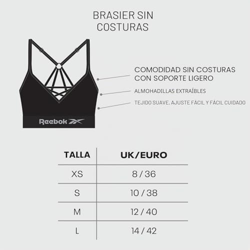 Reebok Maryna Ropa Interior de Mujer braguita deportiva de algodón elástico transpirable 2